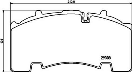 Колодки диск 29158 SAMPA (09697101)(т1479)