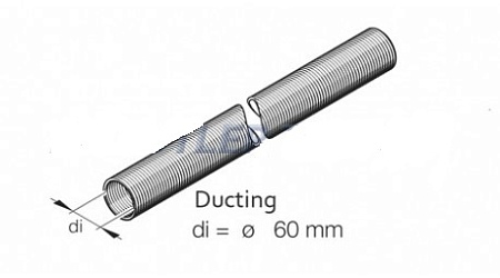 Гофра автономного отопителя 60mm Eberspecher (102114310000)(А0002)