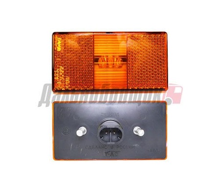 Фонарь боковой габаритный светодиодный овальн. разъем / АЭК (50.3731-08)(ОПТ6016)