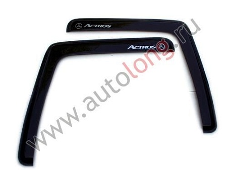 Дефлекторы на бок.стекло MB Actros к-т (черный/АТ-2904/5952)(к0328)