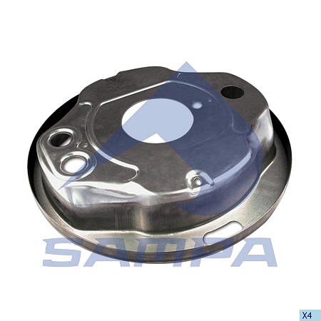 Щиток тормозного механизма на сторону Scania 3/4/P/G/R/T-ser. (040129) (т4215)