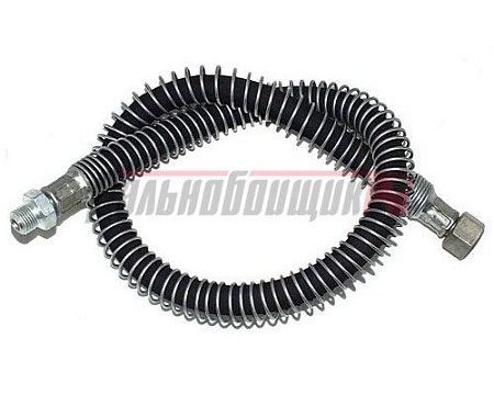 Шланг тормозной 4310/ передний (штуцер/гайка) в оплетке 65см / ТМК (4310-3506060-10)(КТ0028)