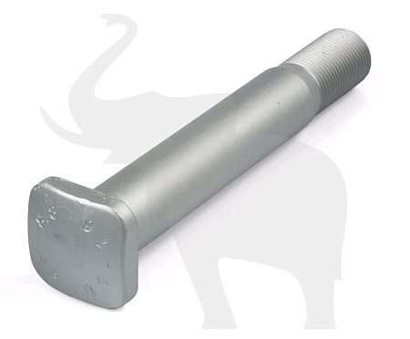 Болт рессорный M27 x 186 х 2  Schmitz к 016501 /016499 (1068680)(пр0333)