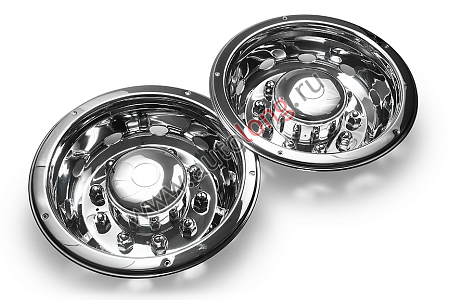 Колпак колеса R22.5 задний INOX большой(6243)(к1529)