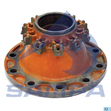 Ступица DAF 85CF,95XF передняя (без подшипника) (0502881)(п6573)