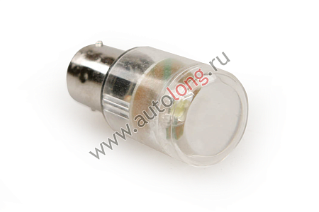 Лампа большой цоколь (4 диода/ Пиранья/ 24 V/ Линза) (8880) (Л1526)