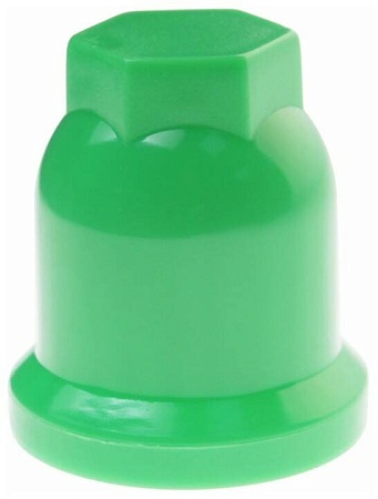 Колпачок пласт. 33 люминисцент зеленый ()(р2658)