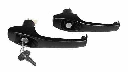 Ручка наружная с замком 65115 к-т 2 шт / ДААЗ (5320-6105040-10)(КК0052)