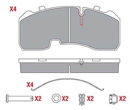 Колодки диск 29095 Allied Nippon (ACV043K)(Т2094)