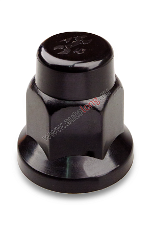 Колпачок пластиковый 32х32 черный(9292) (р7156)