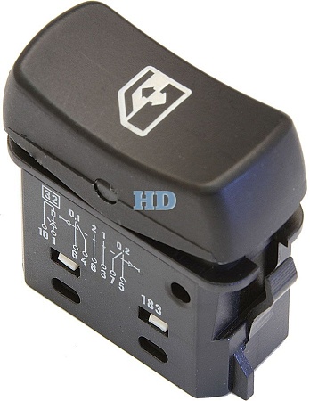 Клавиша стеклоподъемника Scania (317652) (к4538)