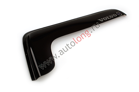 Дефлекторы на боков.стекло Volvo New (малый угол) (Черный)(к0464)