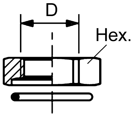 Фитинг (Контргайка М16x1,5 с уплотнением) (8915030752)(ПН0803)