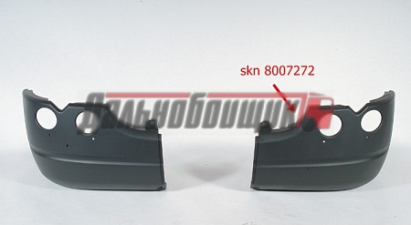 Угол бампера левый Scania R (M3130107)(K0328)