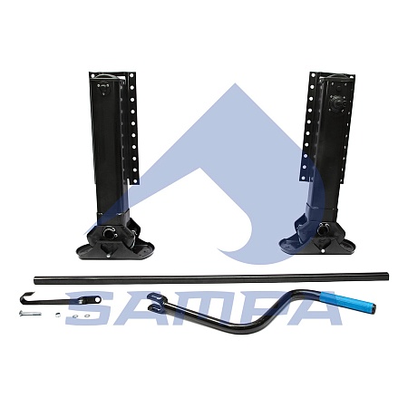 Ноги опорные полуприцепа SAMPA 800 мм стопа S (0964076)(п9287)