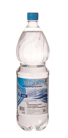 Вода дистиллированная (карт. упак) 1.5 л (г.Барнау (21625)(р0889)