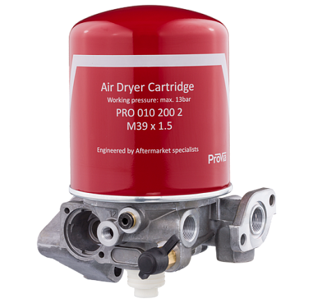 Осушитель воздуха 24V, 8.1bar МАЗ, ПАЗ, Лиаз, DAF, Neoplan / ProVia (PRO4100030) (пн5717)