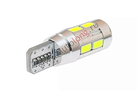 Лампа светодиод 24V T10-10SMD-5730 Super White Star Light (20138) (Опт6947)